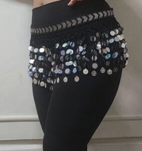 شال رقص عربی سکه ای